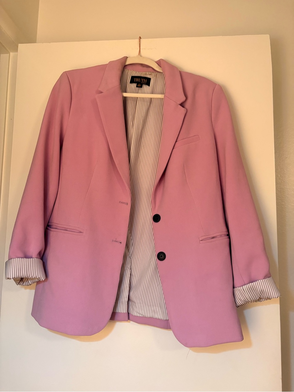 Truth Lavender Pink Tailored Blazer